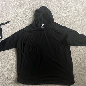 Black Hooded Men's Shirt